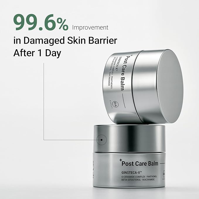 DA EFFECT - Post Care Balm, Advanced Barrier Repair Moisturizer & Hydrating Face Cream with GINSTECAX™, Soothes Sensitive Skin, Relieves Redness & Irritation, 30ml