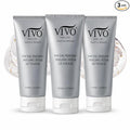 Vivo Per Lei Facial Peeling Gel - Helps Address Dead Skin Buildup - Gentle Exfoliating Gel for Rough, Dry, Sensitive or Mature Skin - Face and Body Scrub - Non Abrasive - 4.05 Fl. Oz. - Pack of 3