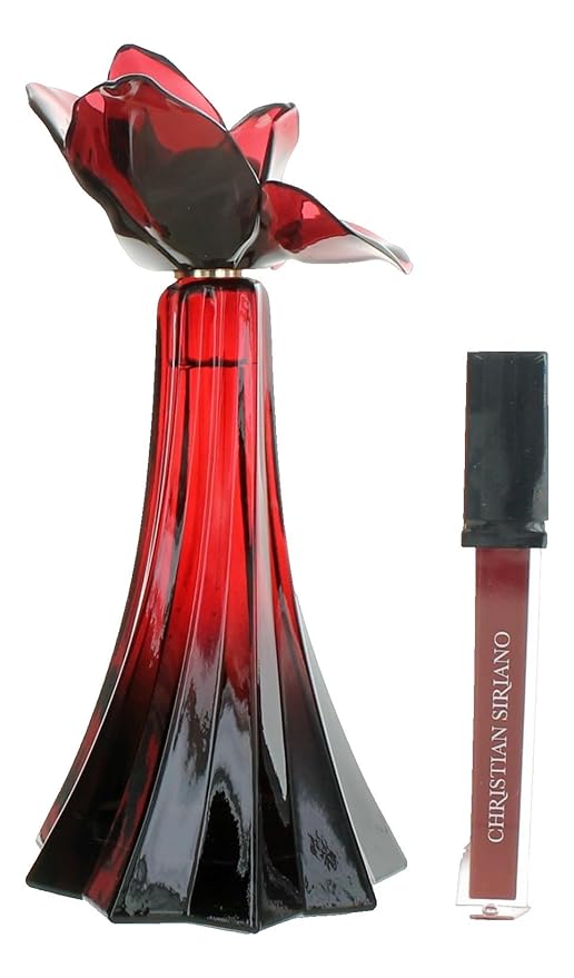 Ooh La Rouge Exclusif by Christian Siriano for Women - 2 Pc Gift Set 3.4 oz EDP Spray, 0.21oz Red Lip Gloss