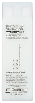 GIOVANNI Smooth As Silk Conditioner, 8.5 FZ