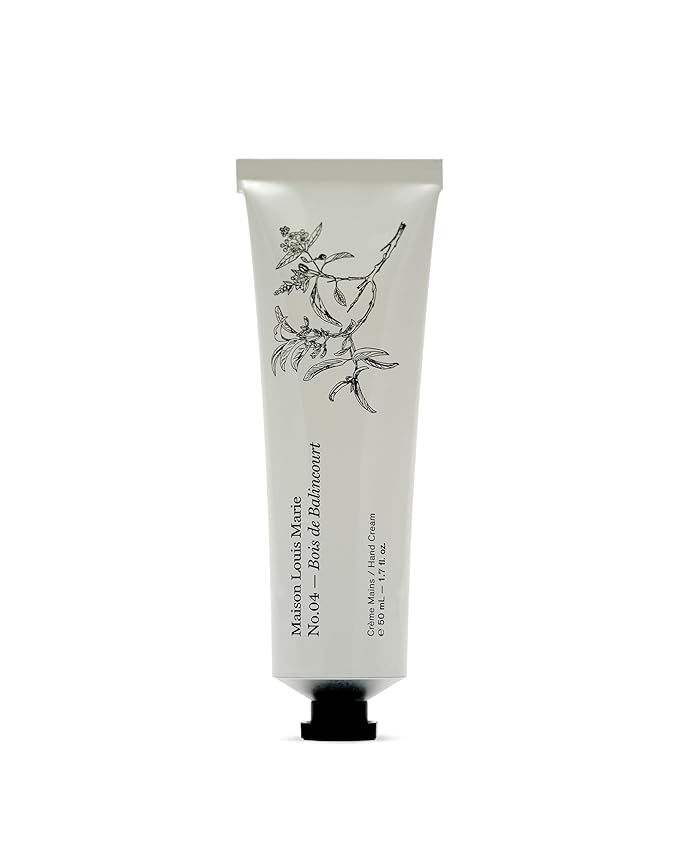 Maison Louis Marie - No.04 Bois De Balincourt Hand Cream | Luxury Clean Beauty + Non-Toxic Fragrance (1.7 fl oz | 50 ml)