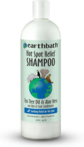 earthbath, Hot Spot Relief Pet Shampoo - Tea Tree Oil Hot Spot Treatment for Dogs, Best Dog Shampoo for Itching & Skin Conditions, Made in USA, Cruelty Free Itch Relief for Dogs - 16 Oz (1 Pack)