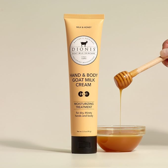 Dionis Goat Milk Hand & Body Cream Milk & Honey 3.3oz (Pack of 1)