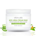 42% Urea Cream MAX with Tea Tree Oil & Aloe Vera - Maximum Strength Formula for Cracked Heels, Thick Calluses & Dry Rough Skin - Fast Absorbing Moisturizer for Feet, Heels, & Dry Cracked Skin - 4oz
