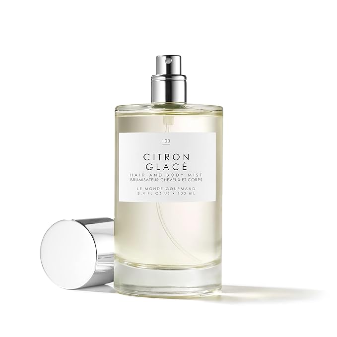 Le Monde Gourmand Citron Glacé Hair & Body Mist for Women, Hair Perfume & Body Spray, Lemon Jasmine Rock Sugar Scent, Vegan & Cruelty Free, 3.4 fl oz (100 ml)