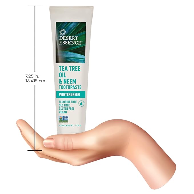 Tea Tree Oil & Neem Wintergreen Toothpaste (6pk)