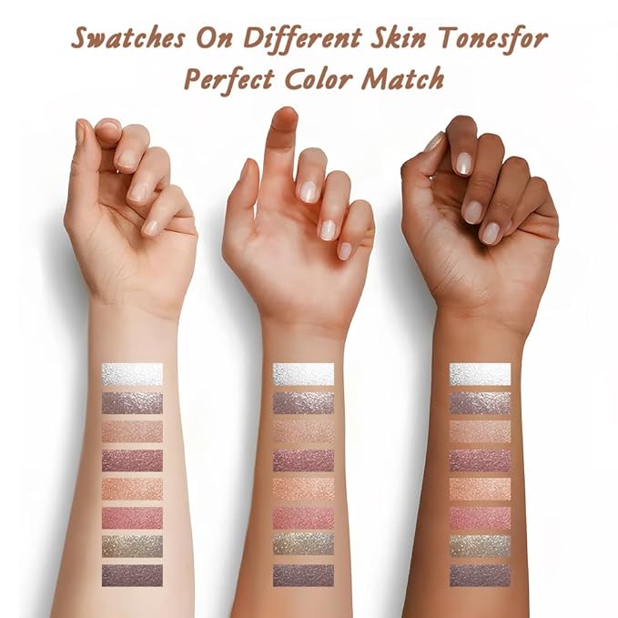 All-in-One Baked Eyeshadow Palette, Eyeshadow Highlighter Blush Contour, Soft Neutral Low-Saturation Tones, Smooth Blendable Buildable, Long-Lasting Natural Glow Makeup, Paleta de Sombras de Ojos 01