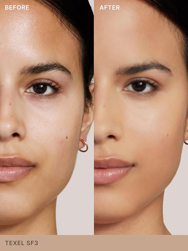 ILIA - True Skin Serum Foundation | Non-comedogenic, Cruelty-Free, Vegan, Weightless Feel, Buildable Coverage, Safe For Sensitive Skin (Texel SF3)