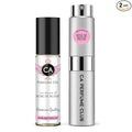 CA Perfume Duo Impression of Rose De Russie For Women And Men Perfume Layering Set Long Lasting Travel Size EDP + Body Oil Roll-On Bottle 0.27 Fl Oz+0.33 Fl Oz