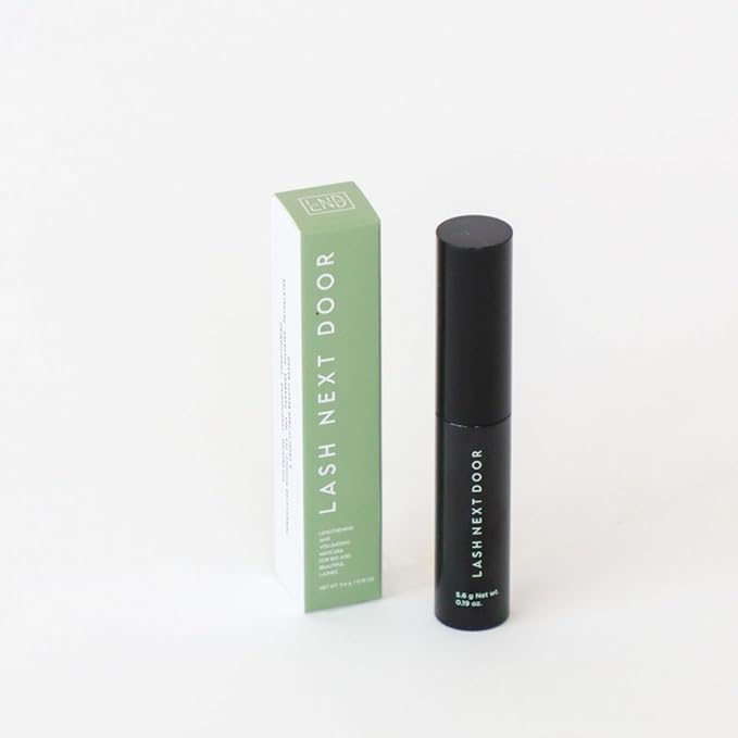 Lash Next Door Mini Mascara Black by Brooklyn & Bailey – Travel Size, Volumizing & Lengthening, Washable, Clump-Free, Smudge-Resistant, Lightweight Formula – 0.19 oz, 1-Pack