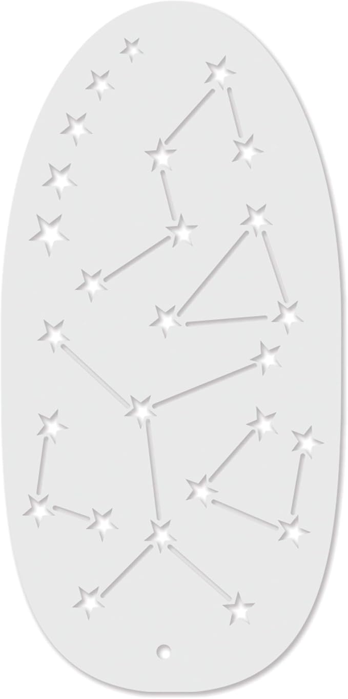 Stencil1FX - Constellations Stars Eye Makeup Stencil for Costumes, Dress Up, Halloween, Cosplay, Face Painting, Raves, Festivals, Parades, Parties