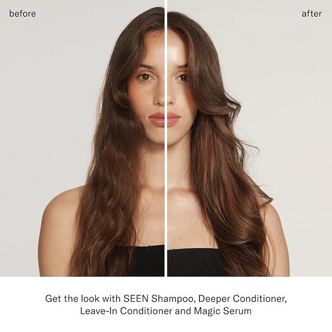 SEEN Deeper Conditioner Eco-Refill, Scented - Non-Comedogenic Hair Deeper Conditioner- Dermatologist-Developed - Safe for Sensitive, Eczema & Acne Prone Skin