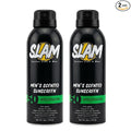 SLAM Men’s Sunscreen SPF 50 Spray - Broad Spectrum UVA/UVB Protection - Non-Greasy & No Harsh Chemicals - WoodsMan Sandalwood Teakwood Bergamot Cologne Scented - 2 Pack