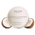Deep Steep Sugar Scrub, Pure Coconut, 8 oz – Exfoliating Body Scrub with Organic Coconut Oil, Shea Butter & Argan Oil – Vegan, Clean Beauty, Smooth, Soft & Nourished Skin