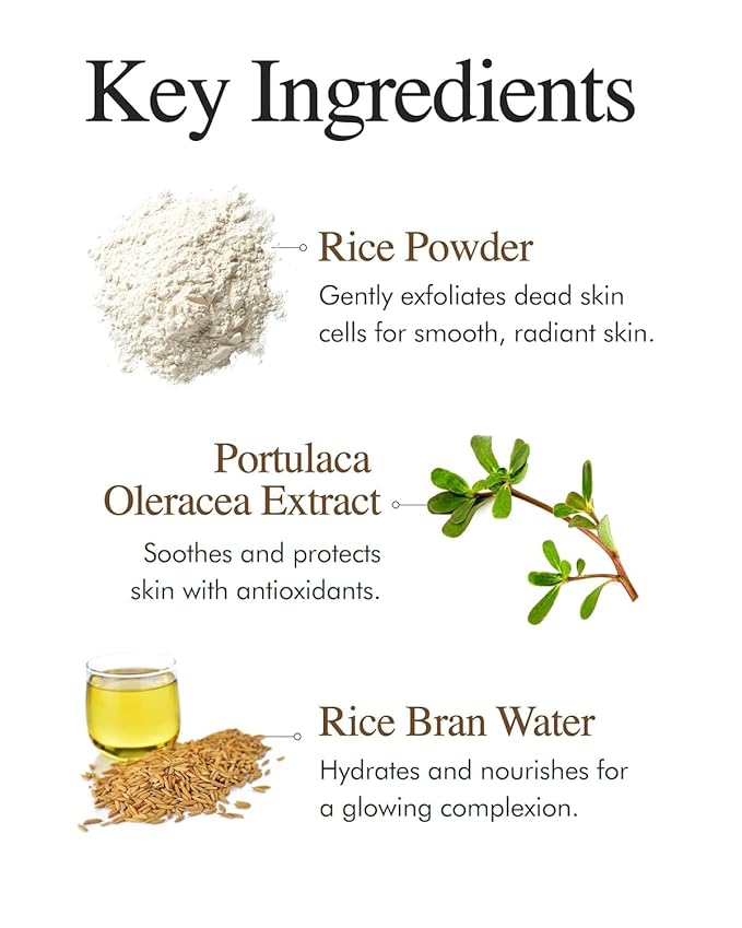 9 Wishes Rice Foaming Cleanser (5.07 Fl. Oz.) - Gentle Facial Cleanser for Sebum Control and Blackhead Removal with Rice Water and Plant-Based Ingredients for a Radiant Complexion