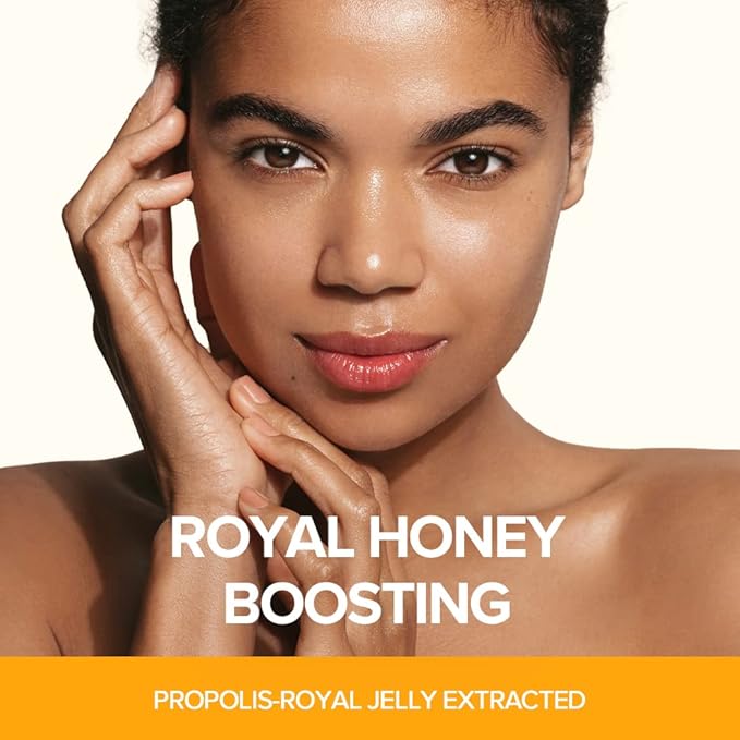 JMsolution Honey Luminous Royal Propolis Mask Plus (10 Sheets, 30ml Each) | Propolis, Honey & Royal Jelly | Deep Nourishing & Glow Korean Sheet Mask | Hydrating K-Beauty Skincare