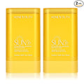 Sunscreen Stick SPF 50+ PA++++ 0.56Oz | Water Resistant (80 Min) | Face & Body Sunscreen for Sensitive Skin | Non-Greasy, No White Cast | Compact Travel-Friendly Sun Protection (pack of 2)
