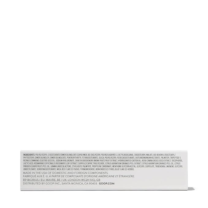goop Beauty Hydra-Barrier Gel Gloss | Hydrating Lip Gloss to Moisturize & Plump Lips | Hyaluronic Acid & Vitamin E | Blossom - Sheer Petal Pink | 0.13 oz
