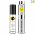 CA Perfume Duo Impression of Cedrat Boise For Women And Men Perfume Layering Set Long Lasting Travel Size EDP + Body Oil Roll-On Bottle 0.27 Fl Oz+0.33 Fl Oz