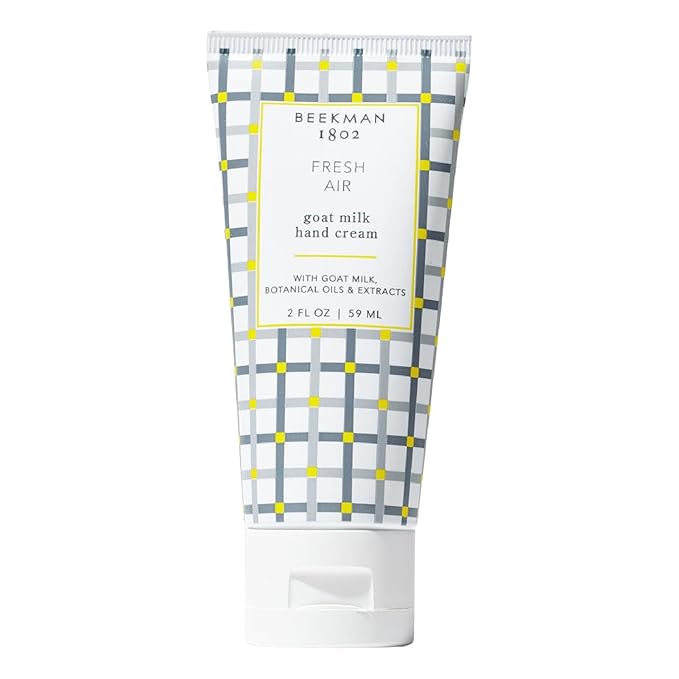 Beekman 1802 Goat Milk Hand Cream – Fresh Air – Scented – 2 oz – Moisturizing Hand Lotion for Dry Skin – Non-Greasy – Sensitive Skin Safe – Cruelty Free