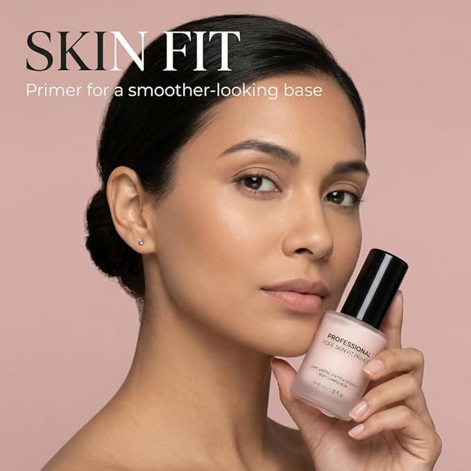 PRETTYSKIN Skin Fit Makeup Primer - Lightweight Hydrating Face Primer with Glycerin - Helps Blur the Look of Pores - Makeup Grip Base (Skin Fit Primer)