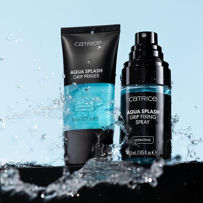 Catrice Aqua Splash Grip Fixing Spray | Long-Lasting Hydrating Setting Spray | Refreshing, Non-Sticky Formula | Vegan & Cruelty-Free