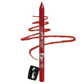 Red Matte Eyeliner Pencil,Smudge-proof Waterproof Long Lasting Eye Liner, High-Pigmented Smooth Creamy Formula for Mature Women, Eyes Makeup Pen Includes Sharpener-#10Red Matte