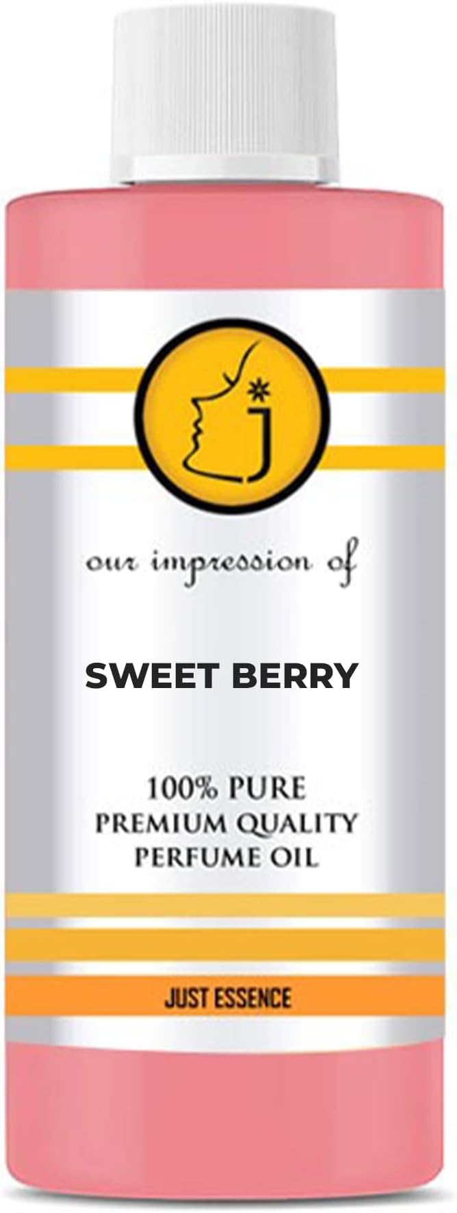 Just Essence Sweet Berry Fregrance Perfume Oil for Perfume Making, Personal Body Oil, Soap, Lotion, Candle Making & Incense | Premium Quality Undiluted & Alcohol Free | 2 Fl Oz