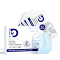 Peptide Cooling Under Eye Patches, Soothing Eye Patches Instant Reduces Dark Circles and Puffiness, Calming Under Eye Mask with Glacial Water for Bags Treatment, 12 Pairs