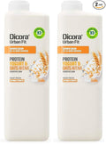 Dicora Urban Fit Shower Cream - Hydrating In Shower Body Lotion - Wet Shower Moisturizer for Sensitive Skin - Protein Yogurt and Oats Avena - 25.4 oz (Pack of 2)