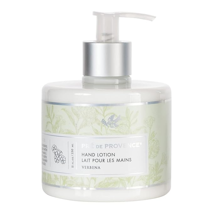 Pre de Provence Collection Shea Butter Enriched Silky Smooth Emollient Hand Lotion, Verbena, 11 Fl Oz