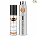 CA Perfume Duo Impression of Amber Dark Nuit For Women And Men Perfume Layering Set Long Lasting Travel Size EDP + Body Oil Roll-On Bottle 0.27 Fl Oz+0.33 Fl Oz