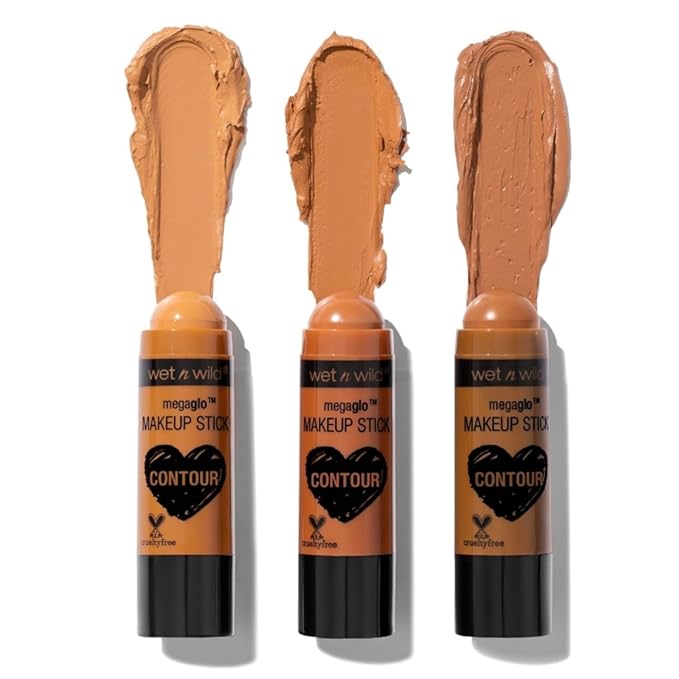 wet n wild MegaGlo Makeup Stick, Buildable Color, Versatile Use, Cruelty-Free & Vegan - Call Me Maple