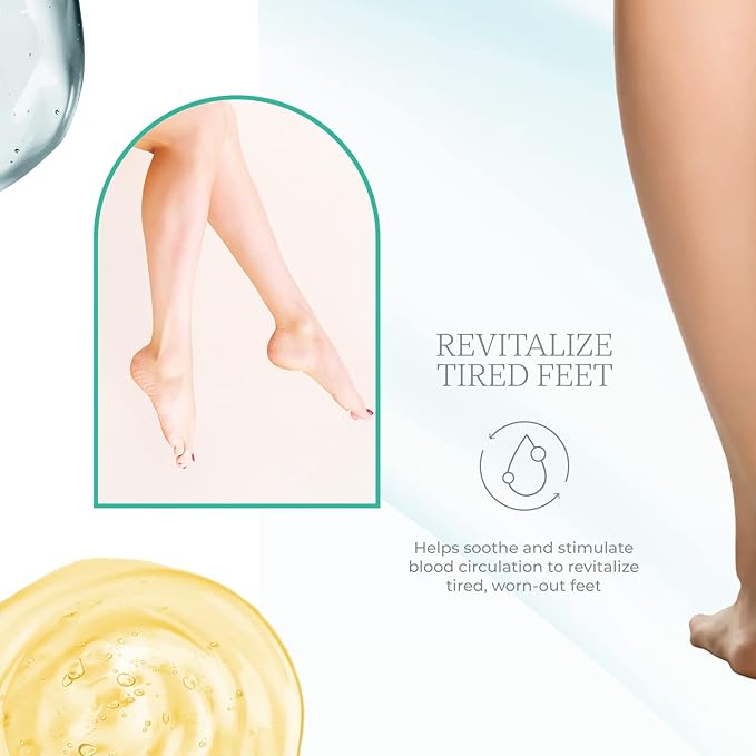 Mint and Tea Tree Foot Masks Moisturizing Socks - Moisturizes Dry & Cracked Heel, Soothes Tired Feet, Exfoliating Foot Masks - Cruelty Free Korean Skin Care for All Skin Types - 3 Pairs