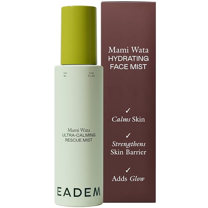 EADEM Mami-Wata Ultra Calming Rescue Mist, Face Mist Hydrating Spray, Hydrating Facial Spray, Barrier Repair Serum, Skin Barrier Serums, Makeup Refresher, 100 ml