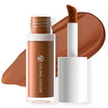 YOUNG VISION 2-in-1 Liquid Contour & Bronzer Wand, Warm Brown Cream Contouring Makeup, Sun-Kissed Blendable Liquid Bronzer with Sponge Applicator