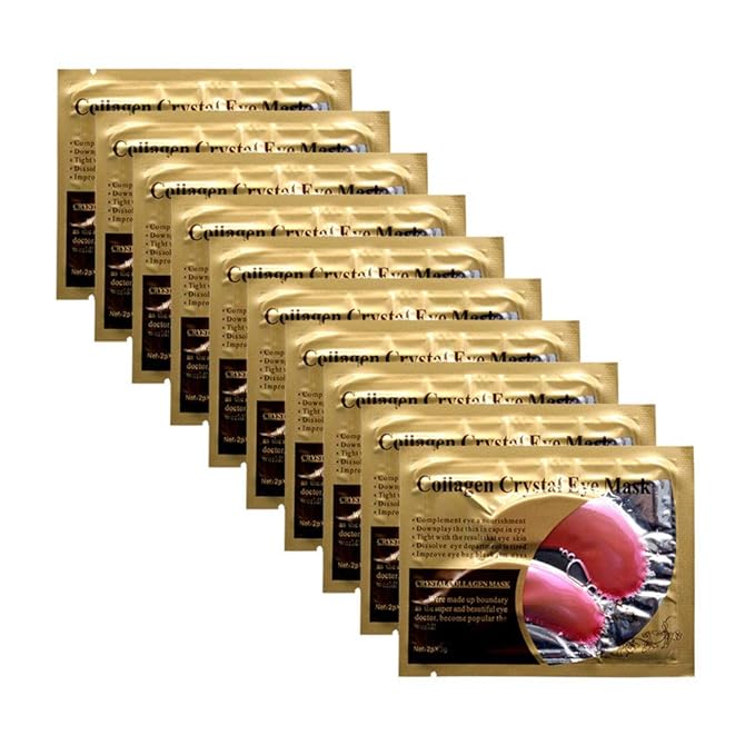 30 Pairs Gel Collagen Eye Pads,Crystal Collagen Under Eye Mask for Moisturizing,Reducing Fine Lines&Dark Circles& Puffy Eyes Under Eye Patch for Women Men, Pink