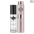 CA Perfume Duo Impression of Libre Absolu Platine For Women Perfume Layering Set Long Lasting Travel Size EDP + Body Oil Roll-On Bottle 0.27 Fl Oz+0.33 Fl Oz
