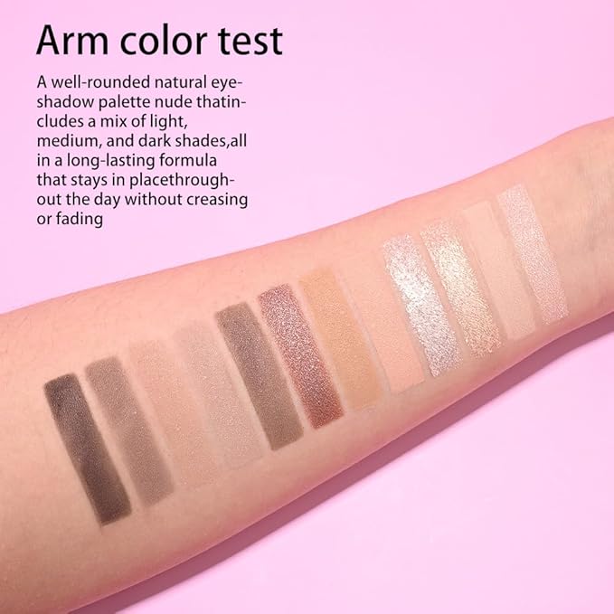AMY'S DIARY NUDE Eyeshadow Palette Eye shadow Makeup,Brown Eyeshadow Shiny Sparkle Shimmer Glitter Eyeshadow Waterproof Pallete,royal blue Glitter Blue Eye Make Up (12-01)