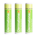 Dermatone Green Tea Lip Balm | Moisturizing | Medicated | Aloe & Vitamin E | Soothes Dry, Chapped & Cracked Lips | SPF30 | 3-pack (Green Tea, 0.15oz)