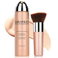 Airbrush Foundation for Mature Skin Airbrush Flawless Setting Spray Long Lasting Full Coverage Foundation Makeup-（01 Natural）