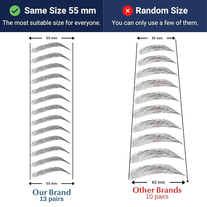 Bliss and Beyond USA | Waterproof Eyebrow Tattoo Stickers. A real hair stroke look. Hair replacement without surgery. Solution for hair loss. Bushy Tinted eyebrow tattoos. Natural Las Vegas in Black