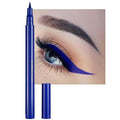 Liquid Eyeliner, Deep Blue Eyeliner Liquid, Long-lasting Colored Eyeliners, White Black Red Brown Green Purple Waterproof High-pigmented Colorful Eyeliners for Eye Makeup,1PC Deep Blue