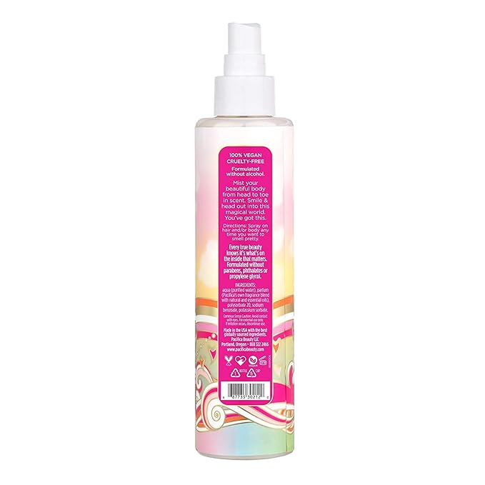 Pacifica Hair Perfume & Body Fragrance Spray Mist - Island Vanilla Pack with Sugar & Vanilla – Alcohol-Free, Vegan & Cruelty-Free, 6 oz each (Pack of 2)