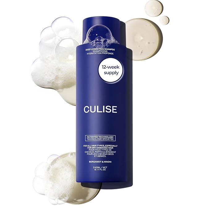 Korean Hydrating Shampoo for Dry Damaged Color Treated Hair - Moisturizing Shampoo for Sensitive Scalp, Rice Water, Probiotics, Argan Oil, Hyaluronic Acid, Curly, Wavy, Sulfate Free, Color Safe