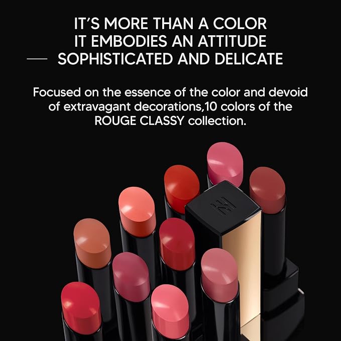 HERA Rouge Classy Lipstick #479 CITY BROWN | Luxurious Long-Lasting Color, Featherlight Comfort, Luminous and Velvety Finish, Seoul-Inspired Shades, Korean Lip Makeup, 0.12 oz. (3.5g)