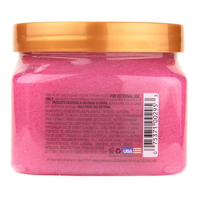 Tree Hut Cotton Candy Body Scrub, Exfoliating & Hydrating Sugar Scrub with Shea Butter & Essential Oils, Smooth Skin, Body Exfoliator For All Skin Types, Self Care Gifts for Women, Vegan, 18 Oz