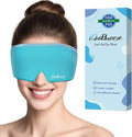 Cooling Eye Mask for Puffy Eyes, FSA Eligible HSA, Headache and Migraine Relief Gel Eye Mask, for Headache, Puffiness, Eye Strain, Reusable Face Ice Pack for Post-Surgery Care (Pale Blue)