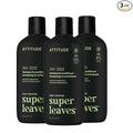 ATTITUDE Men's Shampoo and Conditioner 2-in-1, Fortifying For Fragile Hair, With Caffeine and Green Tea, 97% Natural Origin Ingredients, EWG Verified, Matcha & Bergamot, 14 Fl Oz (Pack of 3)