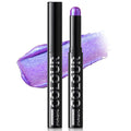 HOSAILY Duochrome Purple Blue Glitter Eyeshadow Stick, Holographic Color Shift Shimmer Chameleon Eye Shadow Brightener Pencil, Silky Smooth Iridescent Sparkle Inner Corner Eye Highlighter Fairy Makeup